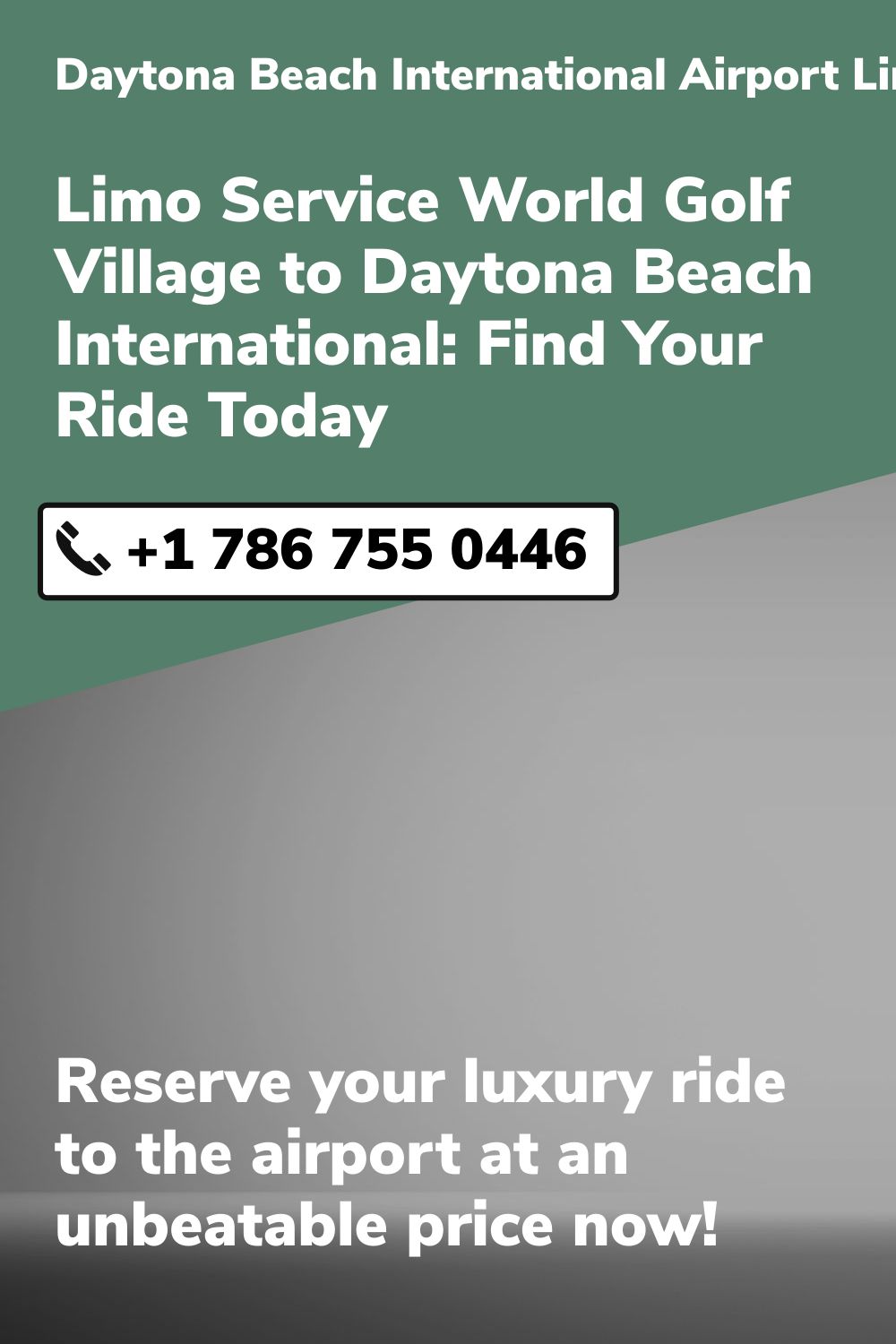 Daytona Beach International Airport Limo