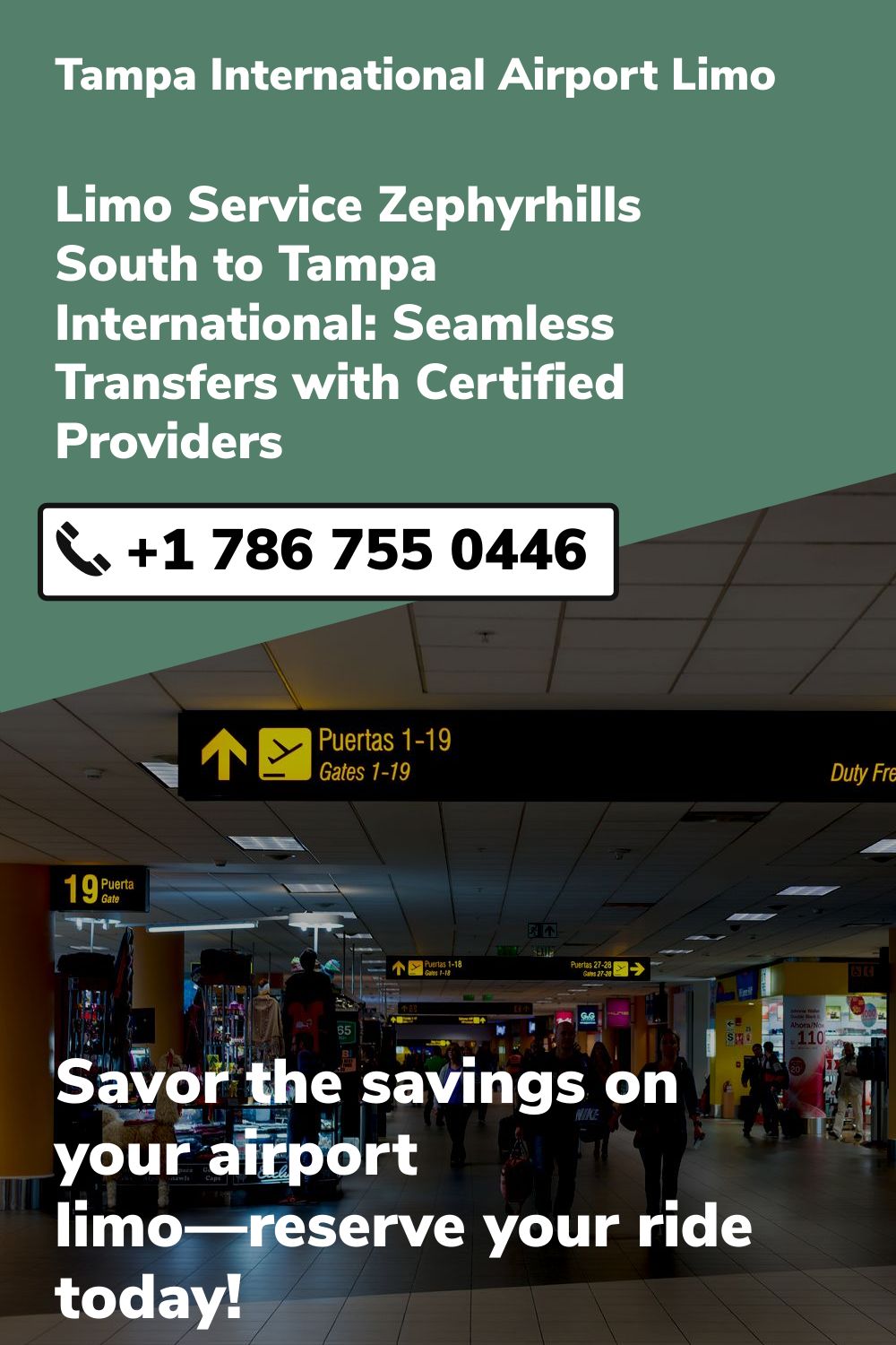 Tampa International  Airport Limo